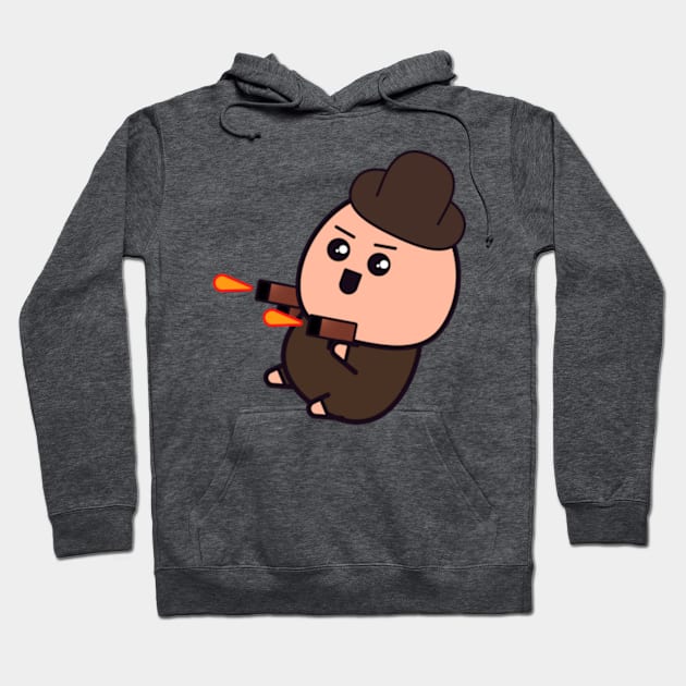 cute cowboy gunfighter Hoodie by sungraphica